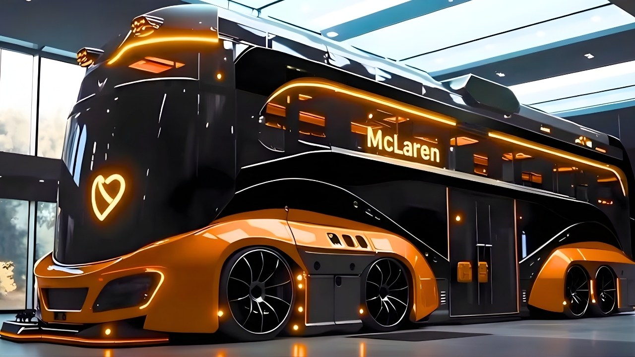 2026 McLaren Motorhome Unveiled – Futuristic Design, High-End Materials and Travel Comfort